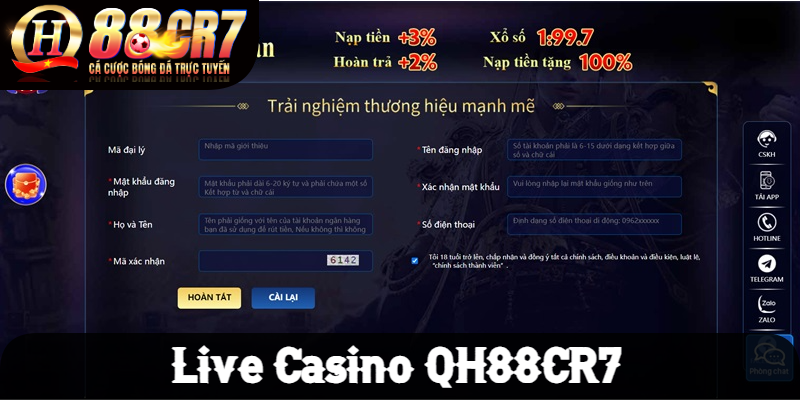 Đâu Là Cách Tham Gia Live Casino QH88? 