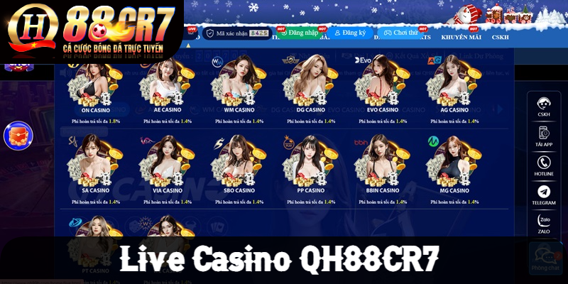 Tổng Hợp Những Ưu Điểm Của Live Casino QH88 